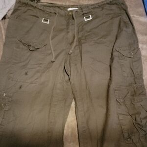 Angel Kiss Women's Olive Cargo Pants